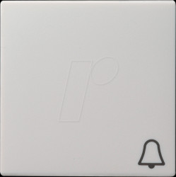 028627 Rocker Switch, Doorbell, Pure White Semi-Glossy