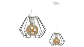 Lampa Wisząca Norman White 1Xe27 Mlp6260 Milagro