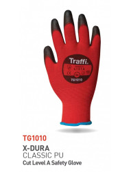 Rękawice do prac ogólnych rozmiar: 7 materiał: Elastan, Włókno szklane, HPPE, Nylon, Poliester, Stal zastosowanie: