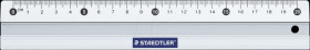 563 20 Aluminium ruler 20 cm