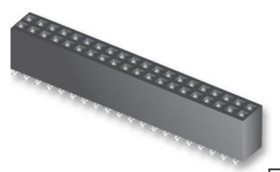 Gniazdo PCB 6 -pinowe 2 -rzędowe raster: 1.27mm Listwa gniazdowa Proste SMD