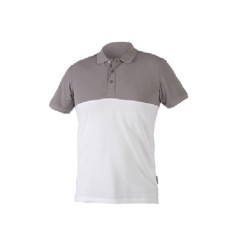 HT5K422 URFT polo bawełniane białe L HOGERT