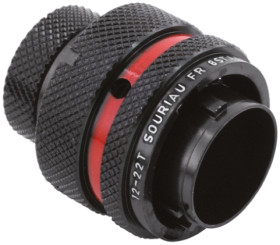 Złącze wielostykowe przemysłowe 37-pinowe Montaż na kablu Wtyczka Souriau Sunbank by Eaton