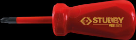T48343-2 Stubby VDE Slim Screwdriver - PZ2