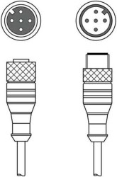 Leuze Electronic 50129783 Linia połączenia Leuze, 1 szt.