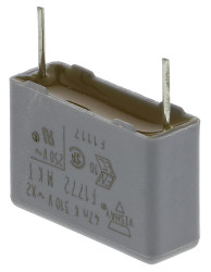 Kondensator foliowy 47nF 310V ac Vishay Poliester rozstaw: 15mm THT ±10