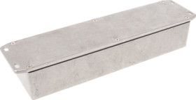 Aluminum die cast enclosure, (L x W x H) 254 x 70 x 50 mm, natural, IP65, 1590WBXFL