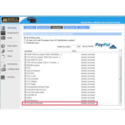Martech Chrysler SN Decoder