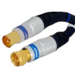 VITALCO AK60 Kabel antenowy SAT TV F (wtyk) / IEC (wtyk) 1,5m