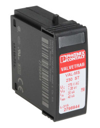 Ochronnik przeciwprzepięciowy 230 V AC na szynę DIN Phoenix Contact Moduł zabezpieczenia z ogranicznikiem przepięć 40kA