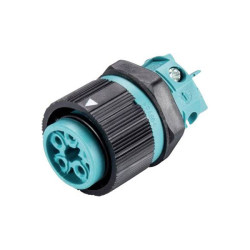Wieland 46.051.5053.6 RST&#xAE; MINI Socket Connector 4&#x2B;PE Pins Built-in