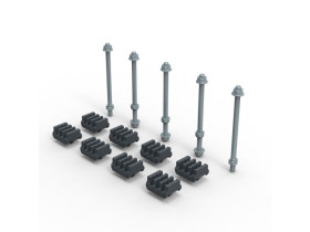 XL3s zestaw adapterów do szyn cu 50-63x5 mm 339936 LEGRAND