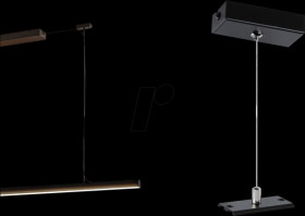 98187 Linion rope suspension, 1.5 m, black