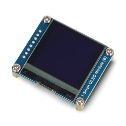 Wyświetlacz OLED 1,5'' 128x128 px - SPI/I2C - biało-czarny - Waveshare 25093