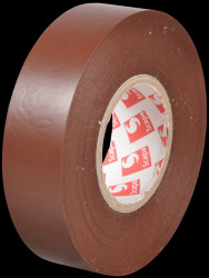 VDE insulating tape, 25 m, width: 19 mm, brown