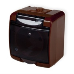 JUNIOR brąz Gn.poj. IP54 4GHE-1d kl.dymna KARLIK