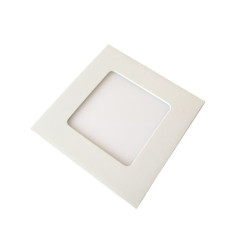 Lampa panel LED Gere 6W ciepły (*) kwadrat biały 230VAC 3000K
