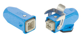 Harting 10360030008 Zestaw złączy męskich Łączna ilość styków: 3 + PE 1 szt.