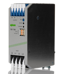 Zasilacz szyny DIN U wy 24V dc I wy 6.25A U we 400V WAGO 150W 3 -wyjściowy impulsowy