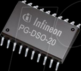 BTS711L1XUMA1 High-side circuit-breaker, 4-way, 5 ... 34 V, SO-20