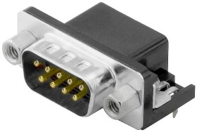 Weidmüller D-SUB M6.3 T09HB 3.2B2 TY BK 2626690000 Złącze męskie D-Sub 90 ° Ilość styków: 9 lutowane 1 szt.
