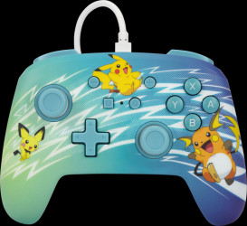 NSGP0221-01 PowerA controller, Nintendo Switch, wired, Pikachu Evo