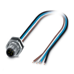 Złącze wielostykowe przemysłowe 4-pinowe M12 Montaż tylny Wtyczka Phoenix Contact