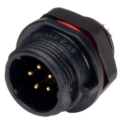 CliffCON® 68 FM686805 IP68 Male Panel Socket 5 Pin