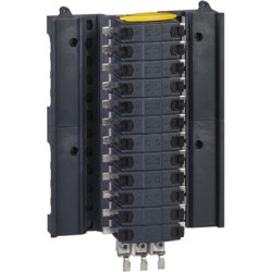 Rozdzielnica elektryczna, l. faz: 3, 3+N, 8 wloty, 250 A, Acti9