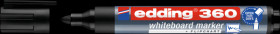 4-360001 Whiteboard marker/black/1.5 - 3.0 mm
