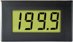 Woltomierz cyfrowy DC LCD Lascar ±1 % 3.5-cyfr