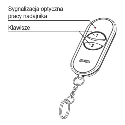 Obudowa Pilota 2-kanałowego P-257/2 i P-457/2 EXTA Free/Life