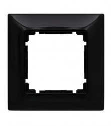 VENA EXCLUSIVE METAL Ramka pojedyncza STAL MALOWANA / LAKIEROWANA CZARNY FORTEPIAN 5190281