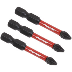 Sealey AK8230 Phillips #2 Impact Power Tool Bits 50mm - 3pc