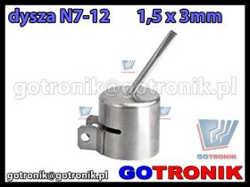 Zapasowa dysza N7-29 1,5x3mm do stacji HOT-AIR ZD-912 ZD-939
