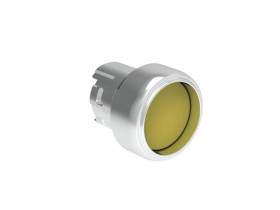 Metalowy przycisk fi22mm osłonięty samoczynny powrót Żółty LPSB305