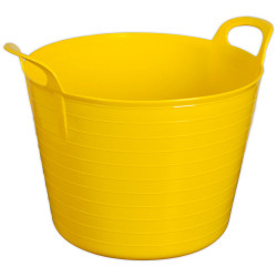 Sealey SFT40Y Heavy-Duty Flexi Tub 40ltr - Yellow