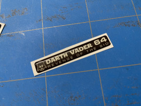 Darth Vader C64C badge - Glow in the Dark