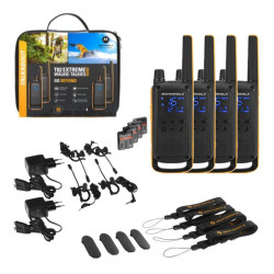 Radiotelefon MOTOROLA T82 4szt. EXTREME QUAD PACK Krótkofalówka Zestaw