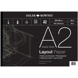 Daler-Rowney Graphic Series Layout Pad A2 45G 80Sh