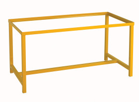 Szafka na substancje niebezpieczne wysokość 460mm szerokość 915mm Stal Żółty