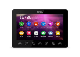 Wideomonitor 7 calowy z dotykowymi przyciskami czarny VP-808B ENT10000421