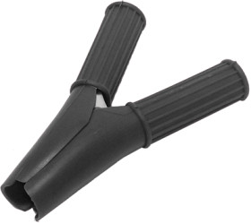 Battery clip, 75 A, 74 mm, black, BU-46C-0L