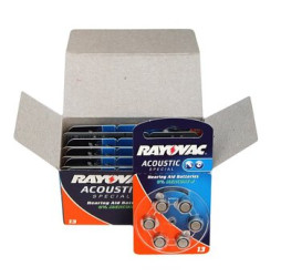 600 x bateria cynkowo-powietrzna Rayovac 13