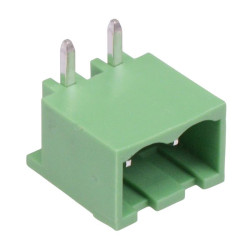 2-Way 5.08mm Horizontal PCB Header Closed Ends 15A 300V