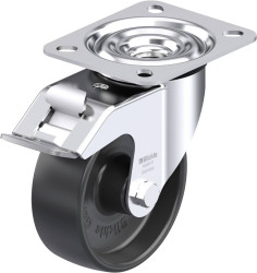 Blickle 285171 LE-PP 100G-FI Rolka obrotowa z blachy stalowej Średnica koła: 100 mm Maksymalne obciążenie: 150 kg 1 szt.