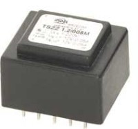 TSZZ2.8-6 Transformator zalewany do druku, moc = 2.8W, napięcie: 6V, wymiary: 32,3x27,3x29 mm