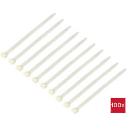 TruComponents 40503 Cable tie 280mm 12.7mm Natural Wh HVAC 100 pc(s)