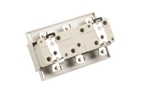 Gniazdo bezpiecznikowe na szynę 3P E27 DII 25A 500V EZN 25/3 002322025