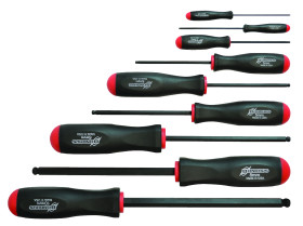 Standardowy wkrętak rozmiar końcówki: 1,5 mm -10 mm, grot kulowy Bondhus Standardowy wkrętak